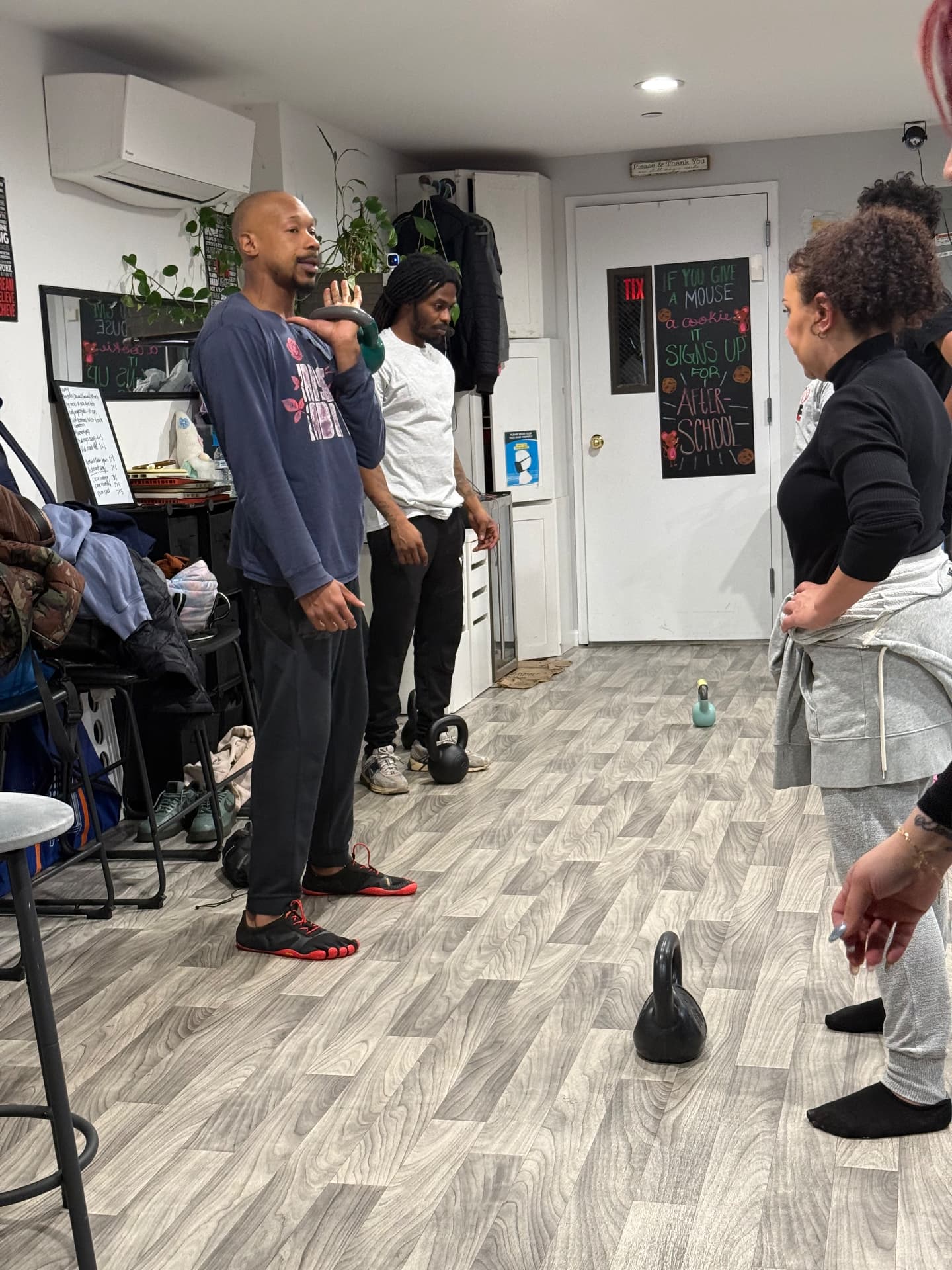 Coaching the kettlebell rack position
