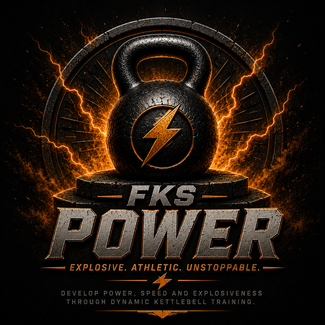 FKS Power promotional artwork — Explosive. Athletic. Unstoppable.